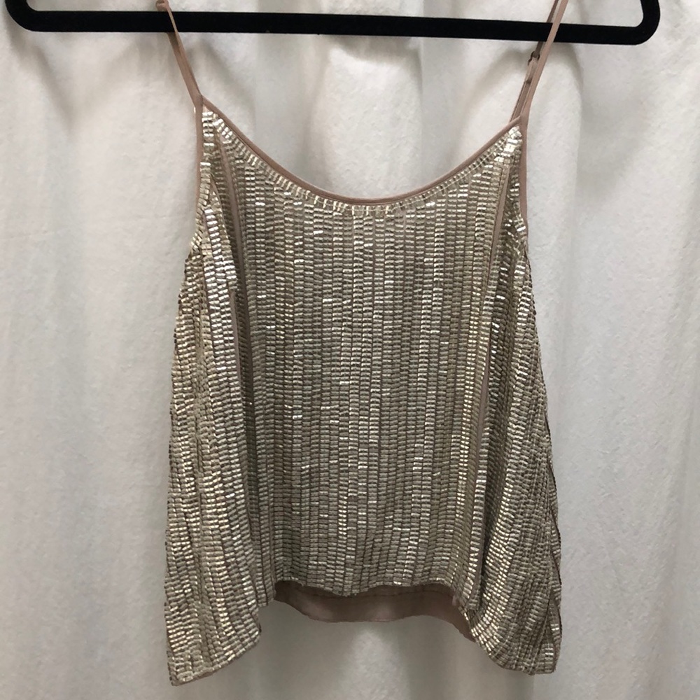 MLV cropped cami beaded